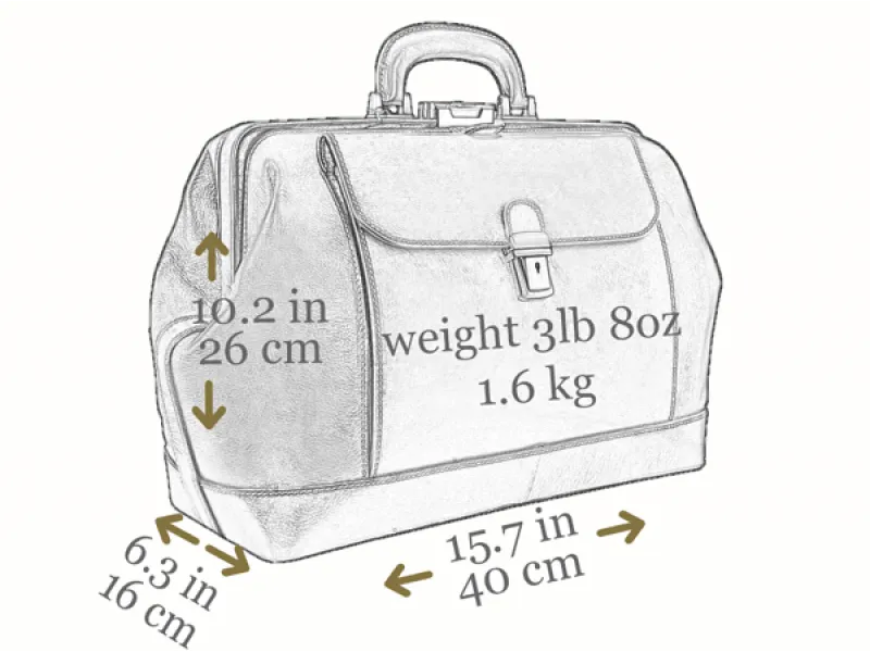 Hamlet - Large Leather Doctor Bag