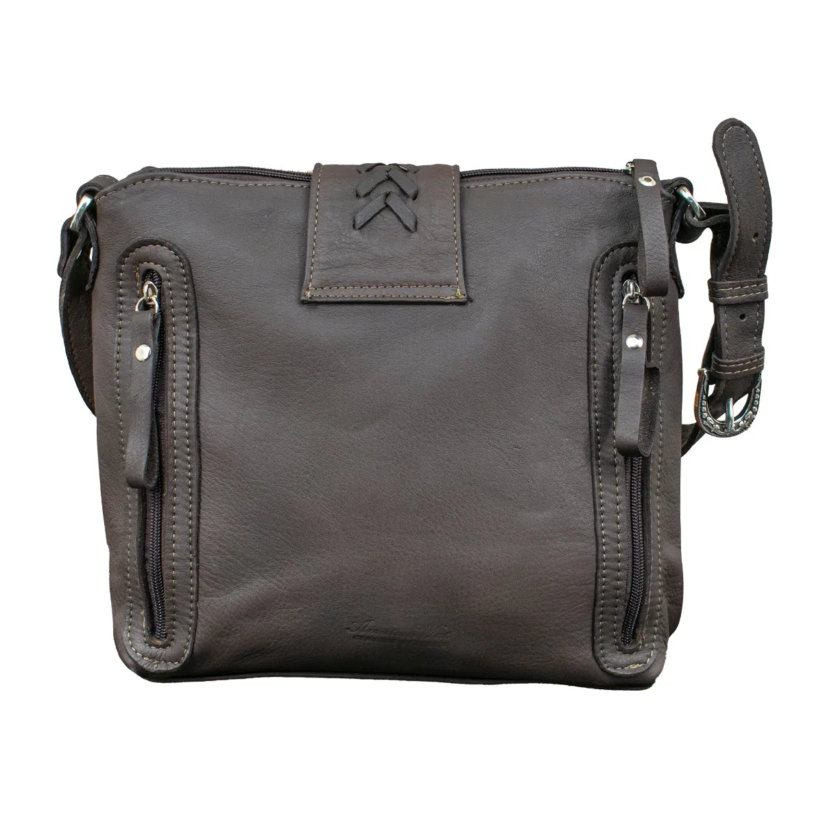 Hand Woven Santa Fe Tapestry Zip Top Shoulder Bag - Woven Tapestry