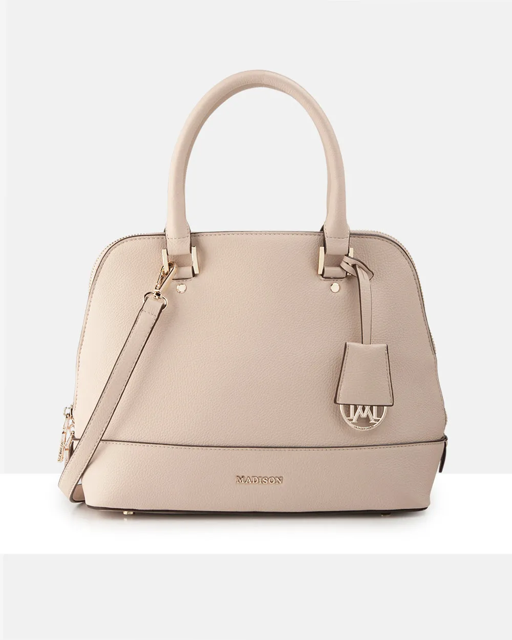 Handbag, Wallet, Coinpurse & Personalisation Charm Giftbox - Grace Dome Satchel & Mini Coinpurse