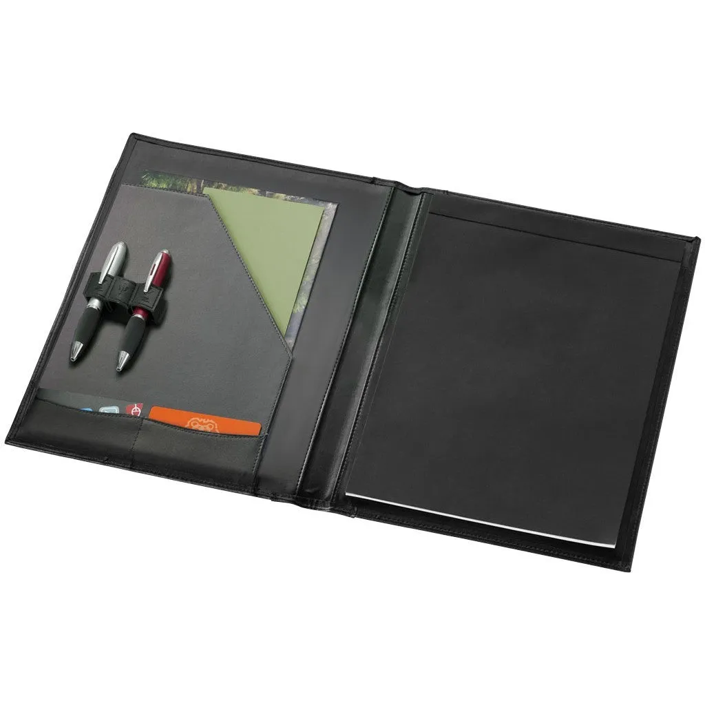 Harvard A4 leather zipper portfolio