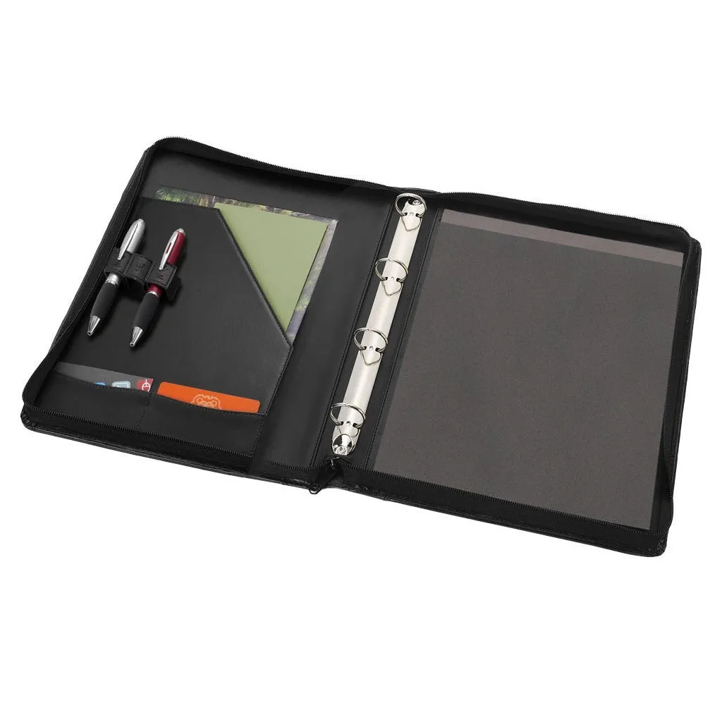 Harvard leather A5 portfolio