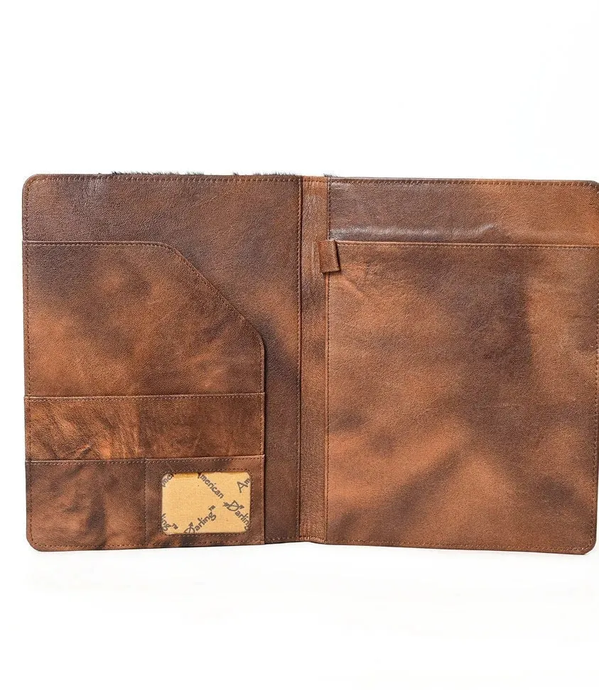 Hazel Valley Leather Notebook Portfolio