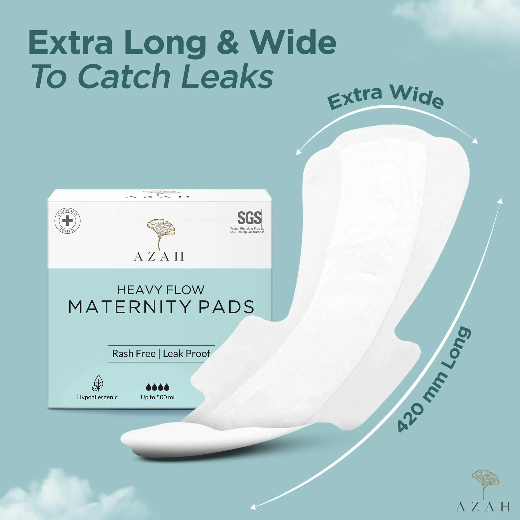 Heavy Flow Maternity Pads | Box of 25 | Postpartum Flow