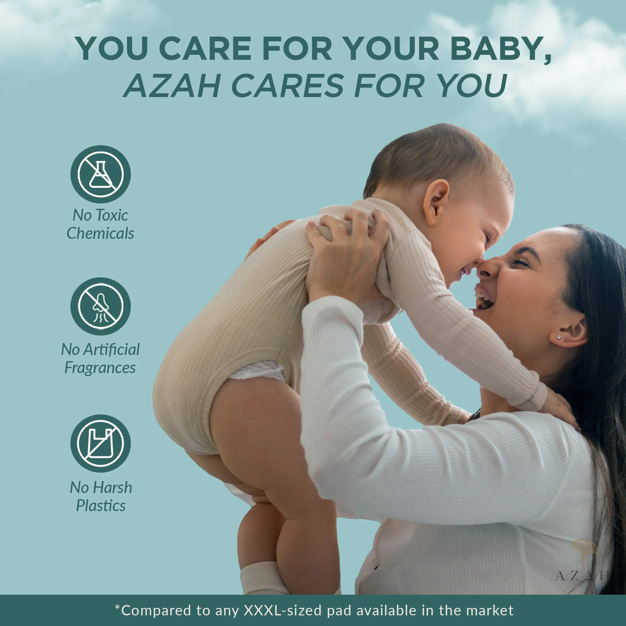 Heavy Flow Maternity Pads | Box of 50 | Postpartum Flow