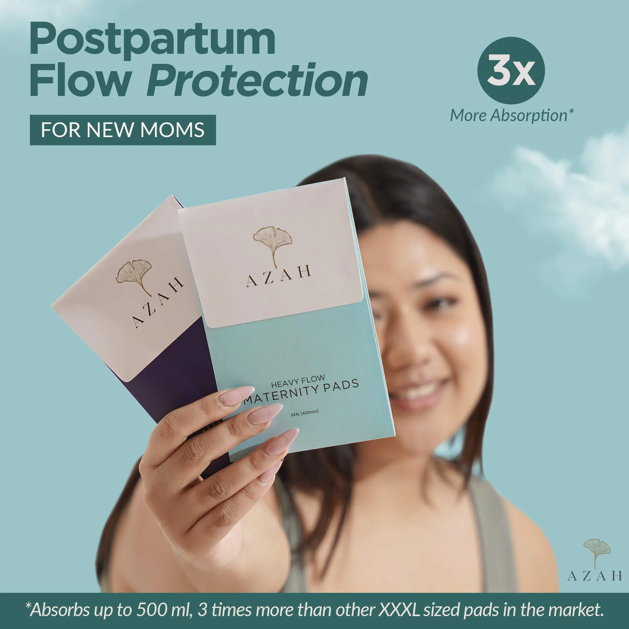 Heavy Flow Maternity Pads | Box of 50 | Postpartum Flow