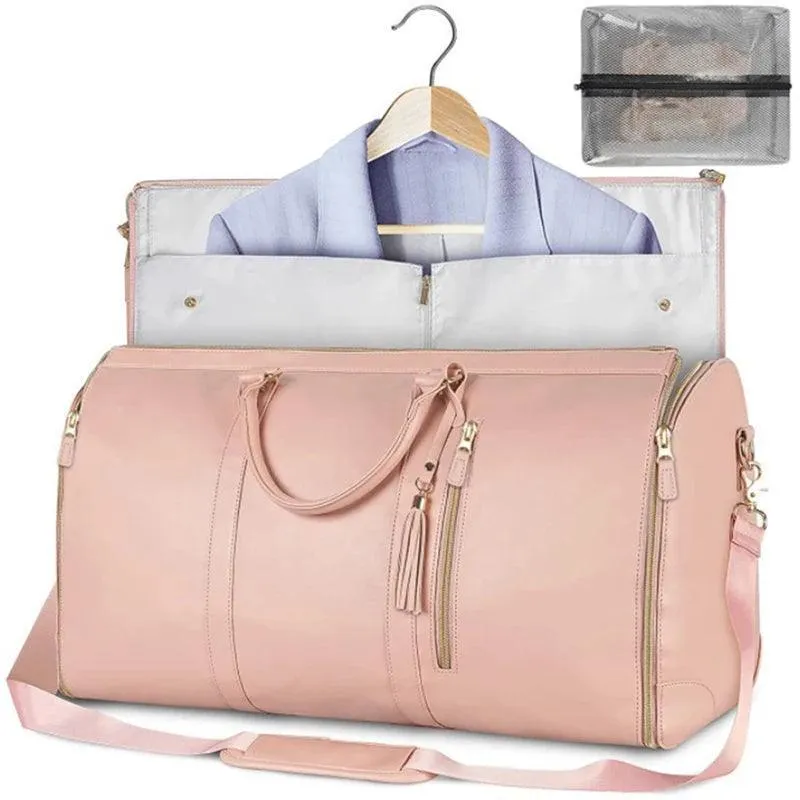 High Capacity Handbag, Durable PU, Waterproof, Stylish & Versatile, Zipper Closure, Perfect for Travel & Daily Use
