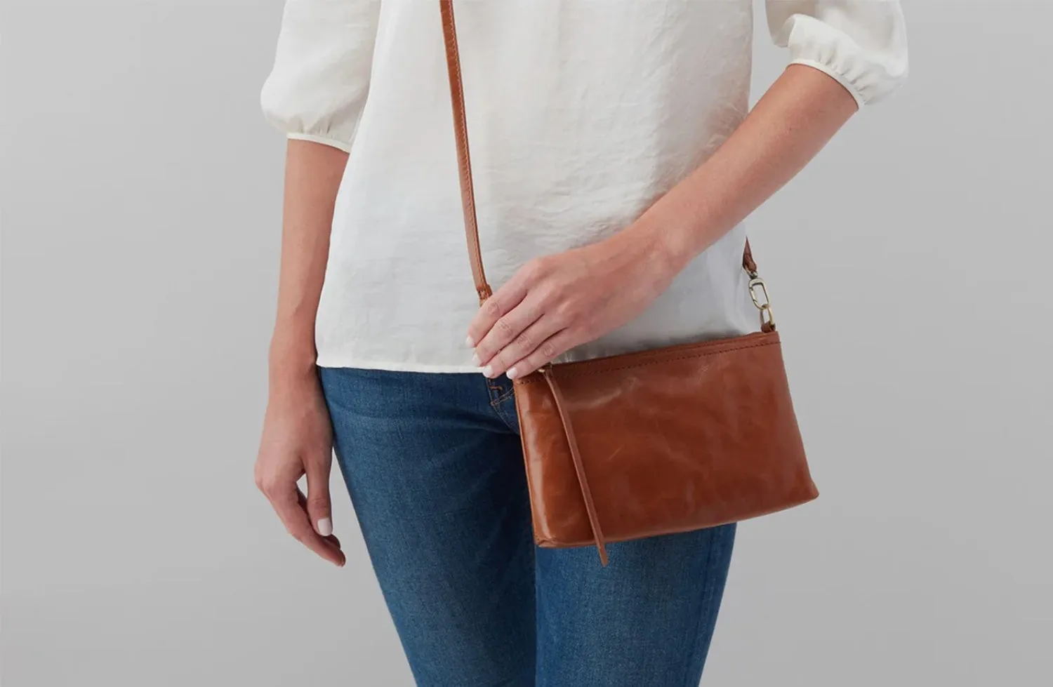 Hobo International Darcy Crossbody Polished Natural