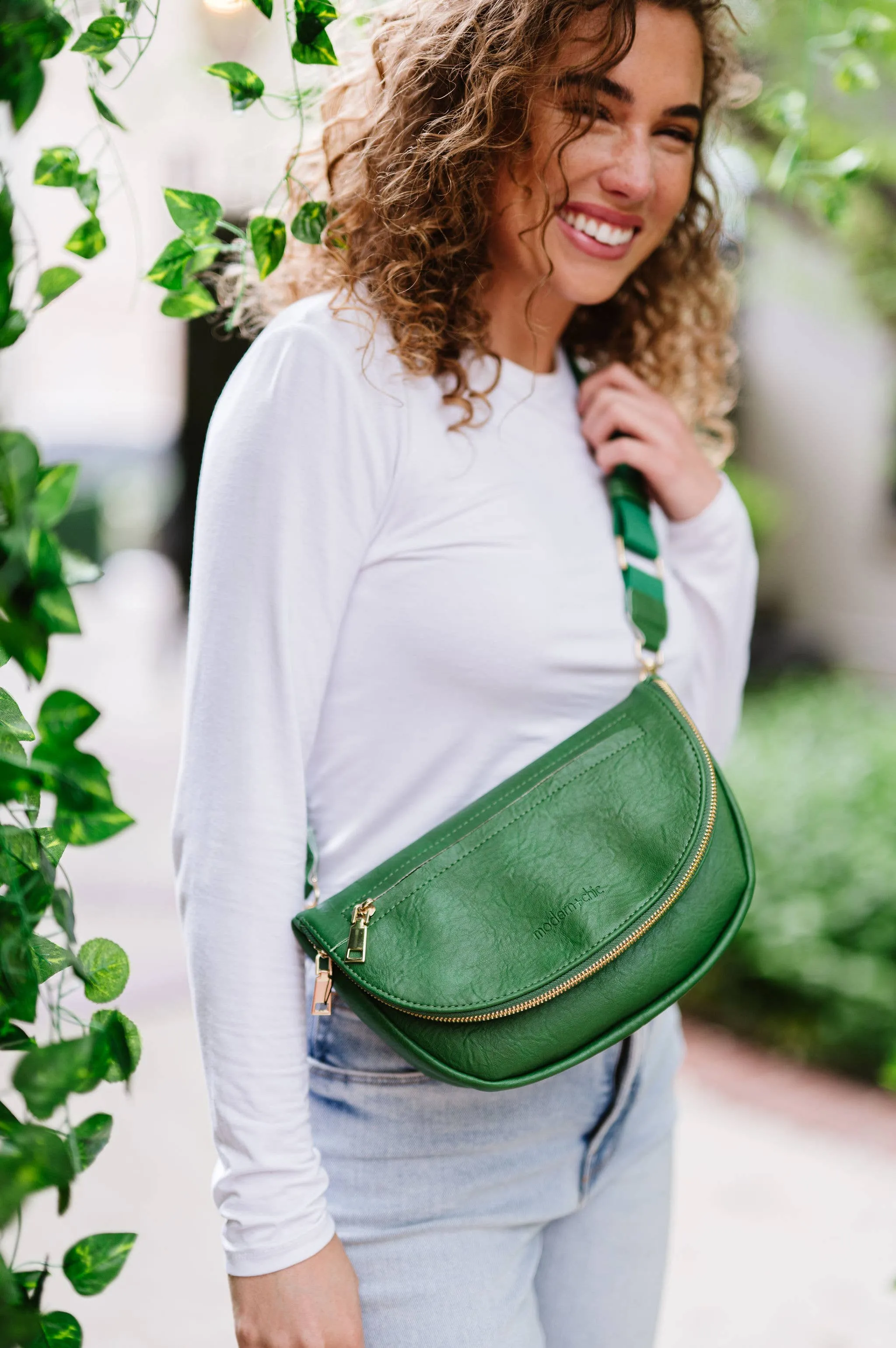 Holly Fold Over Satchel Crossbody Belt Bag