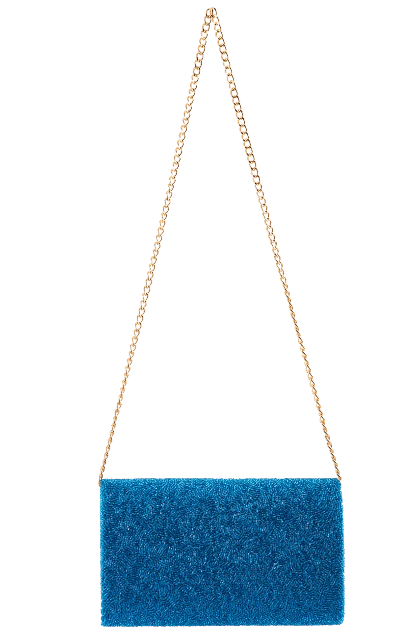 Howdy Rodeo Clutch - Turquoise