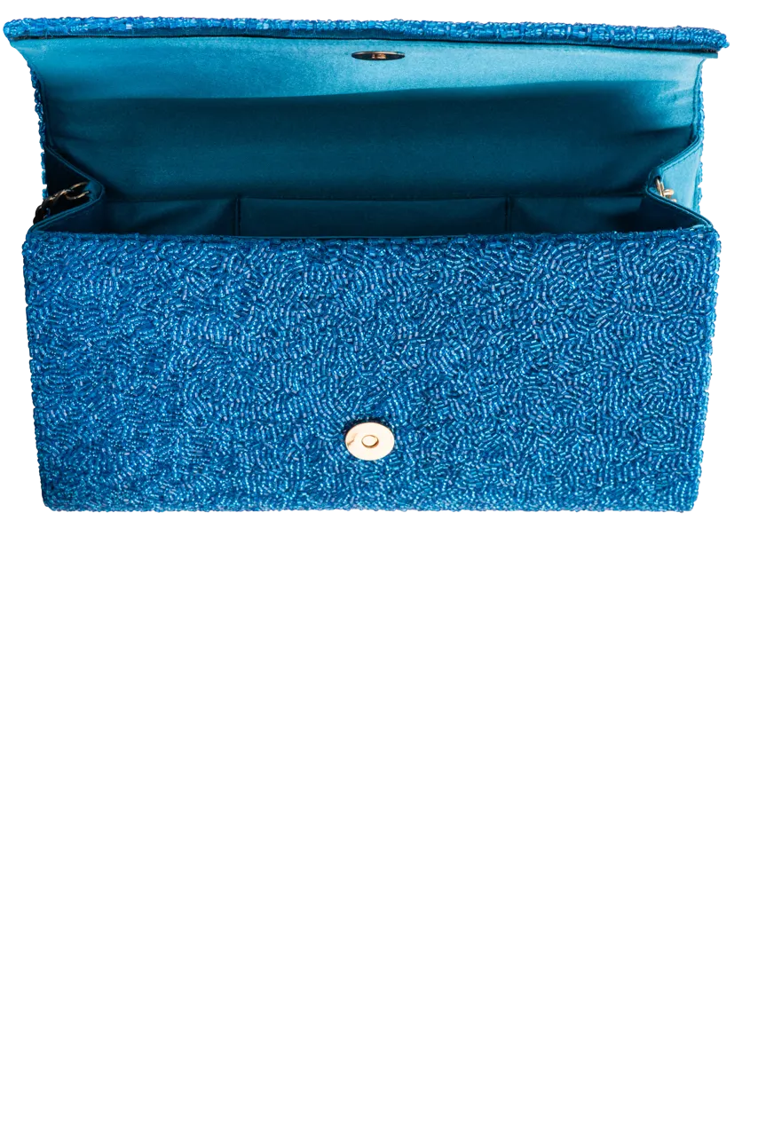 Howdy Rodeo Clutch - Turquoise