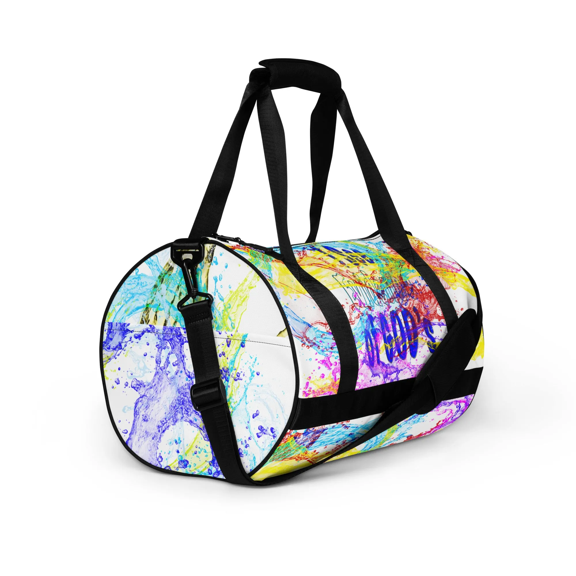 I see Evidence White - All-over print gym bag