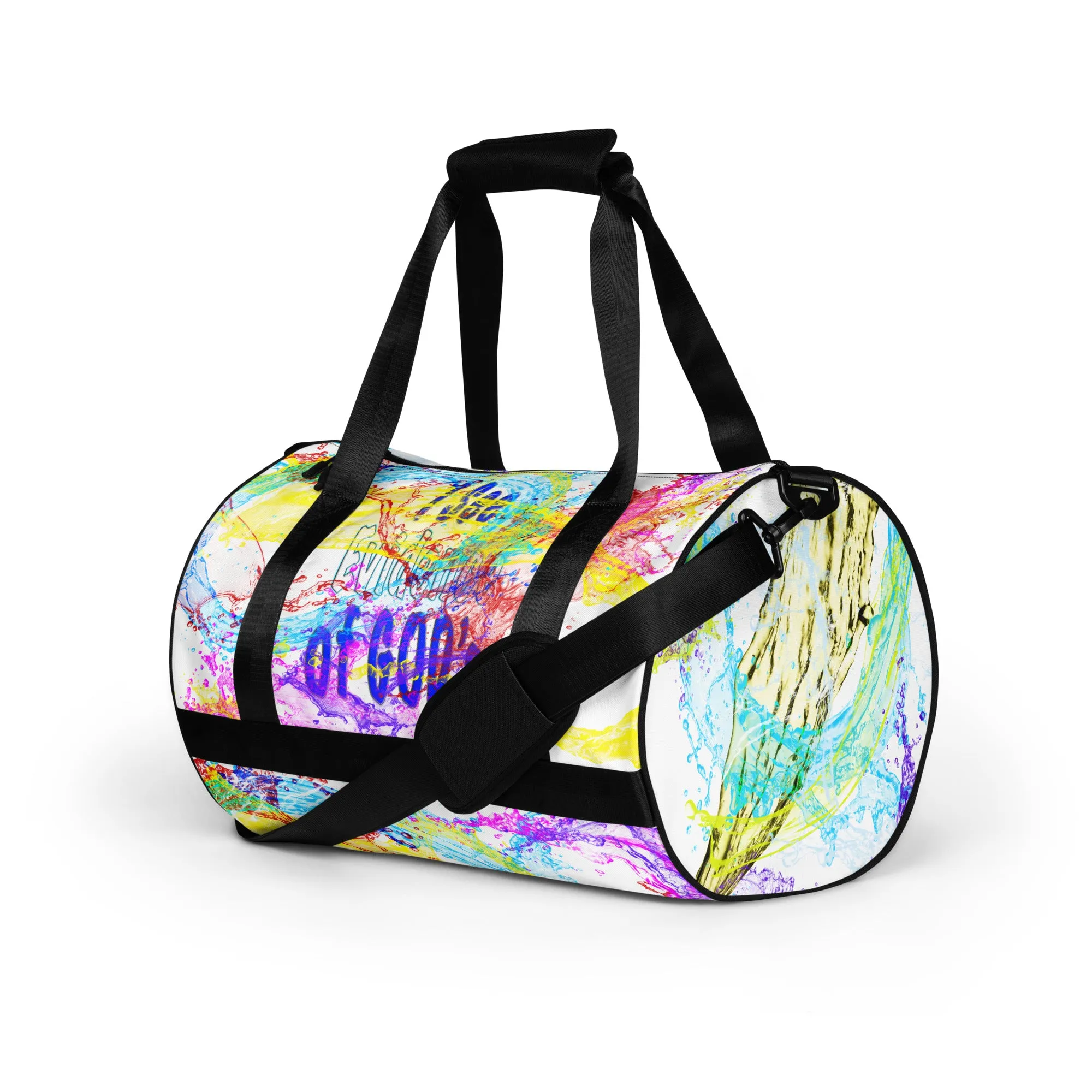I see Evidence White - All-over print gym bag