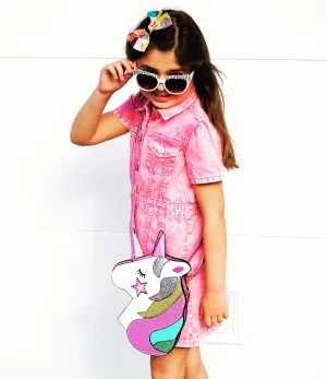Iconic Unicorn Convertible Clutch Handbag