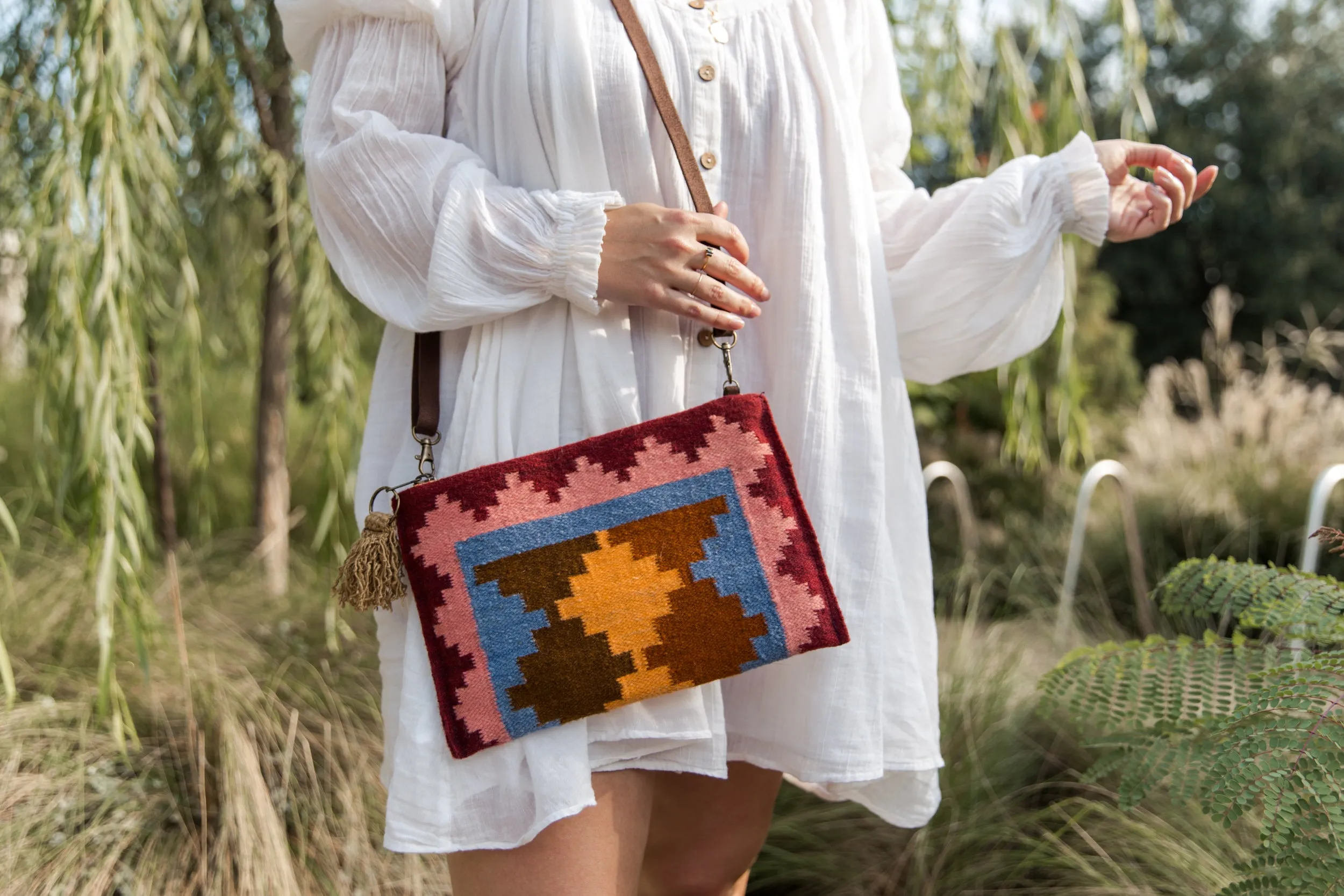 Incalita Convertible Bag in Rose (MORE PATTERNS)