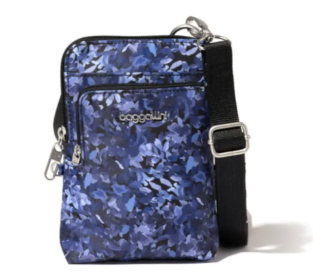 Indigo Anti-Theft Activity Crossbody Bag