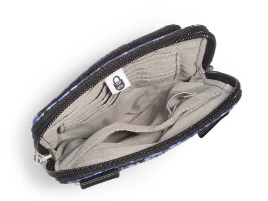 Indigo Anti-Theft Activity Crossbody Bag