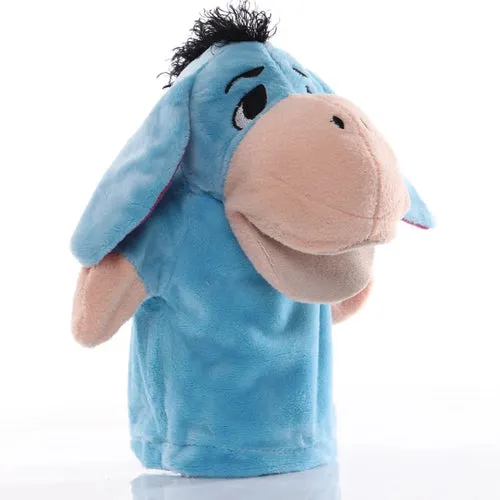 Interactive Plush Animal Hand Puppets for Kids - 9.8-Inch Educational Fun