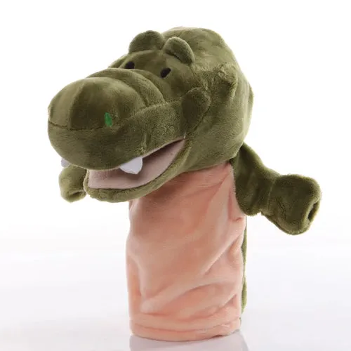 Interactive Plush Animal Hand Puppets for Kids - 9.8-Inch Educational Fun