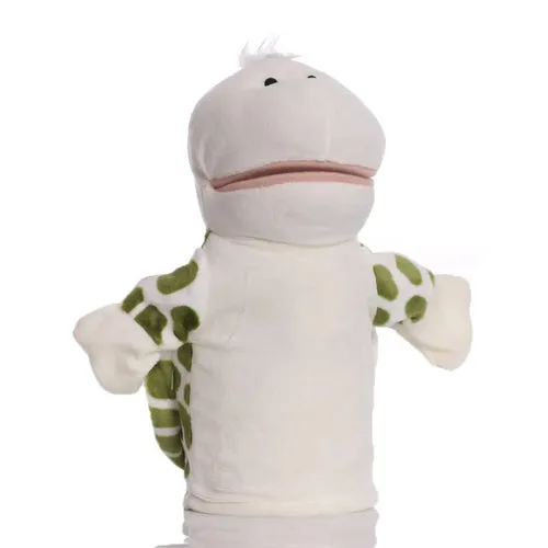 Interactive Plush Animal Hand Puppets for Kids - 9.8-Inch Educational Fun