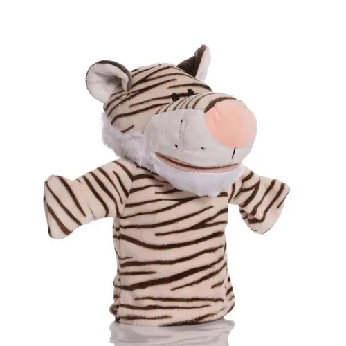 Interactive Plush Animal Hand Puppets for Kids - 9.8-Inch Educational Fun