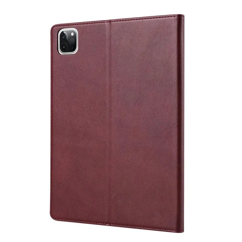 iPad Air 11 2024 Business Flip Leather Card Slot Book Stand