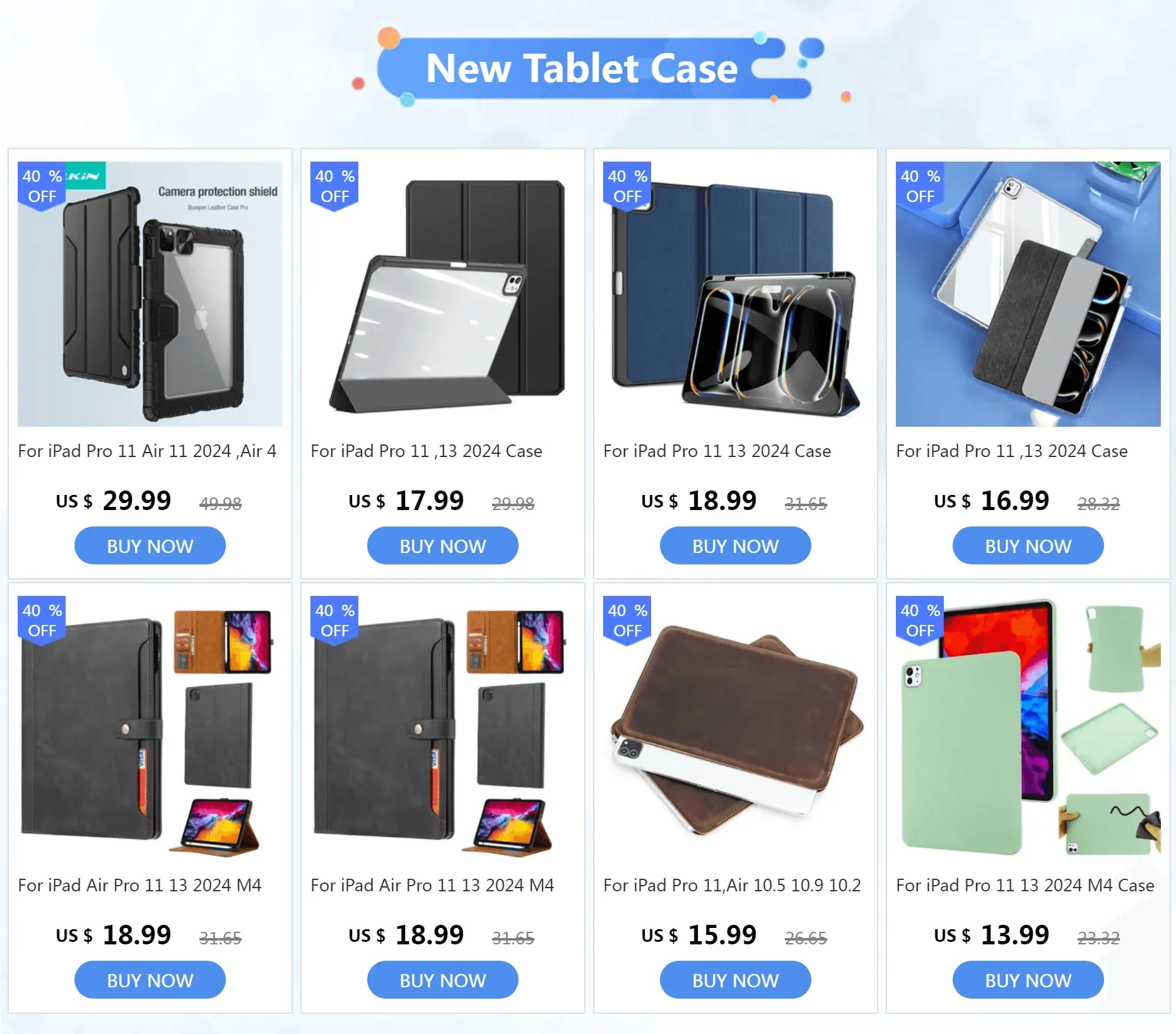 iPad Air 11 2024 Business Flip Leather Card Slot Book Stand