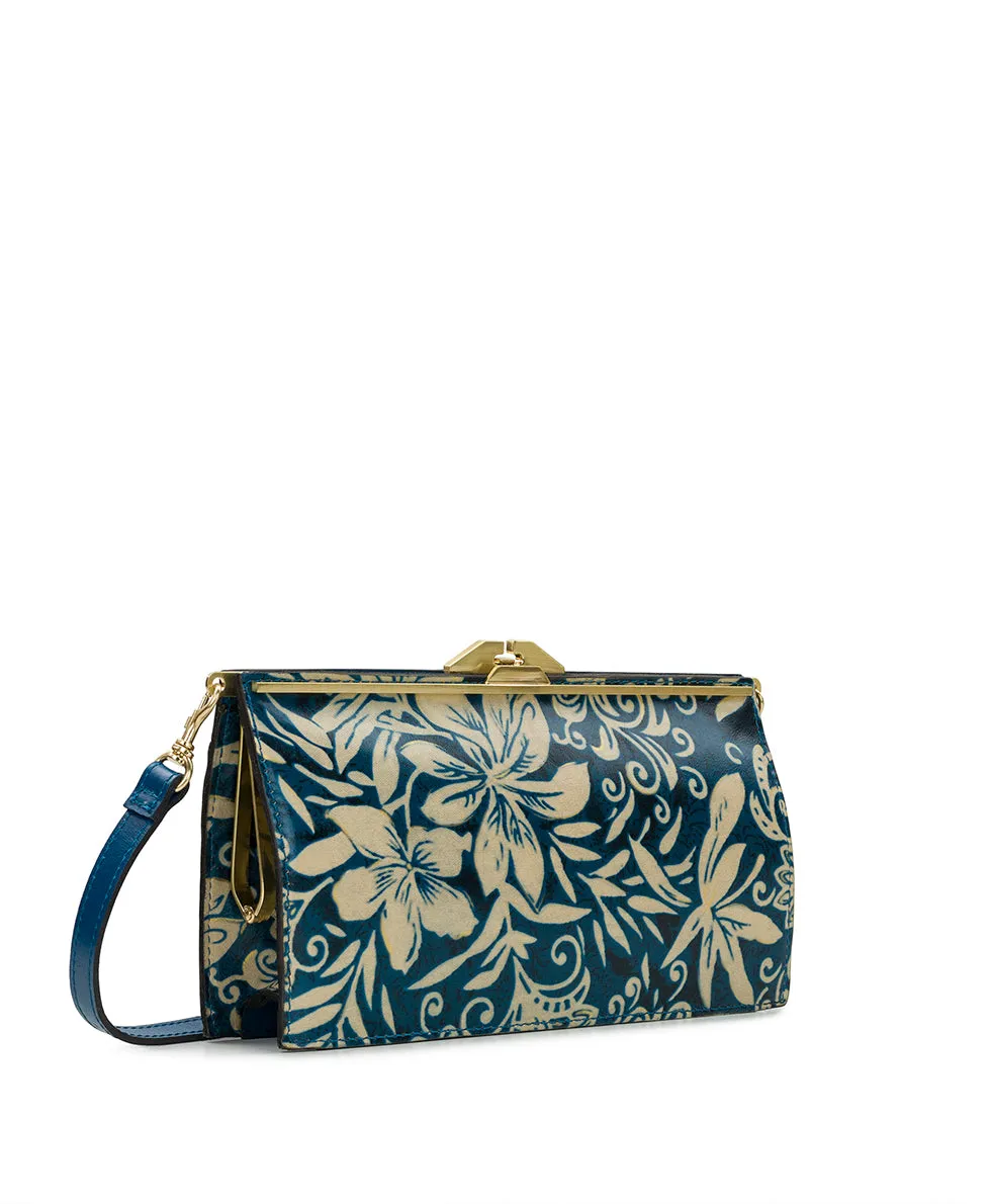 Iris Frame Crossbody - Greek Floral Print
