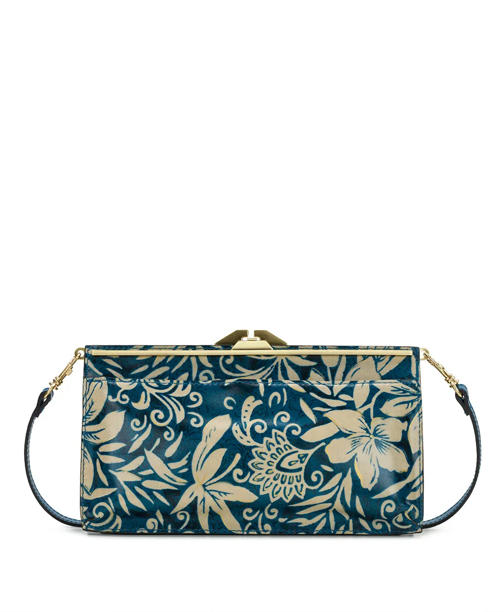 Iris Frame Crossbody - Greek Floral Print