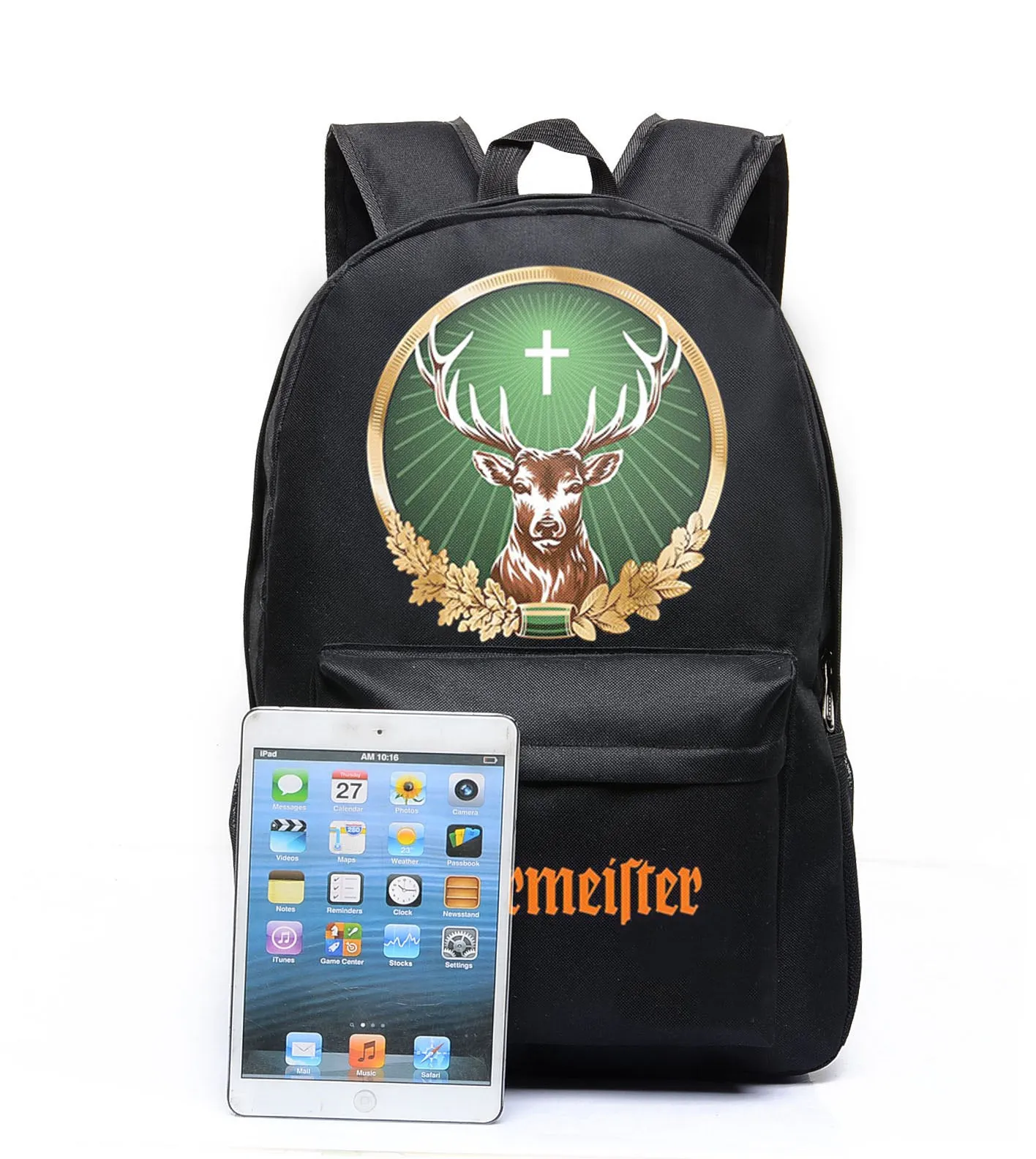 Jagermeister Backpack Schoolbag Students School Bag Laptop Backpack Travel Backpack Gifts