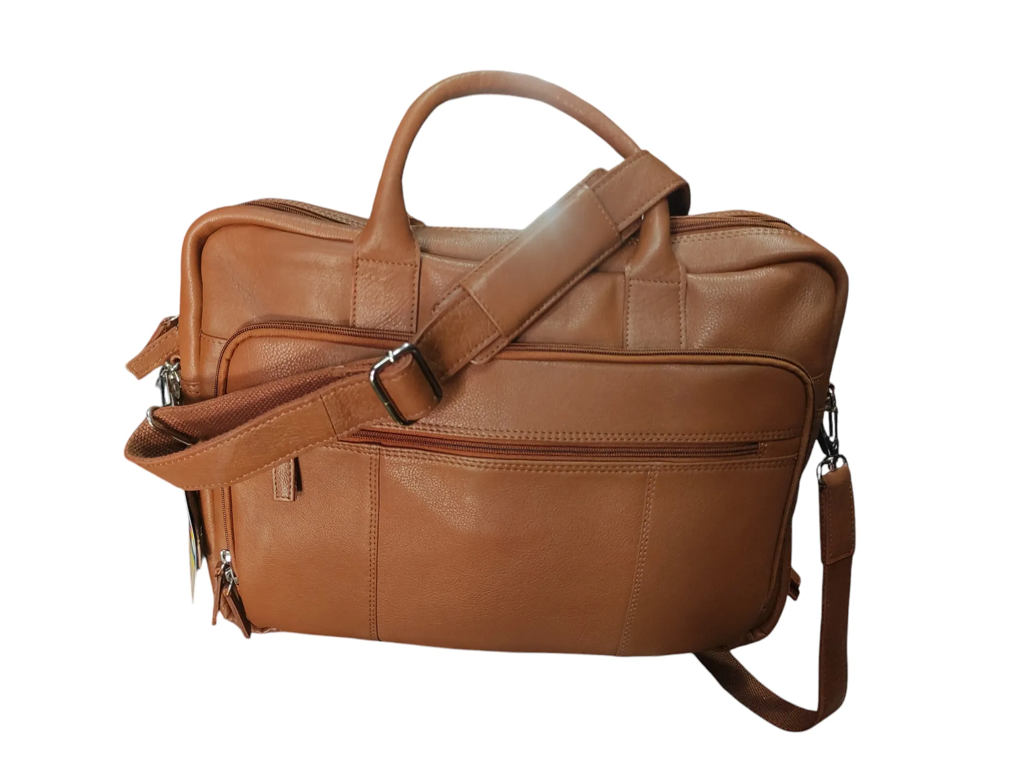 JBS Tan Coloured Laptop Bag
