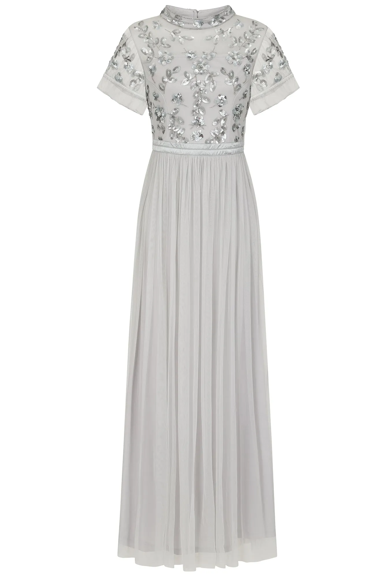 Joanne Vapour Embellished Bodice Maxi Dress