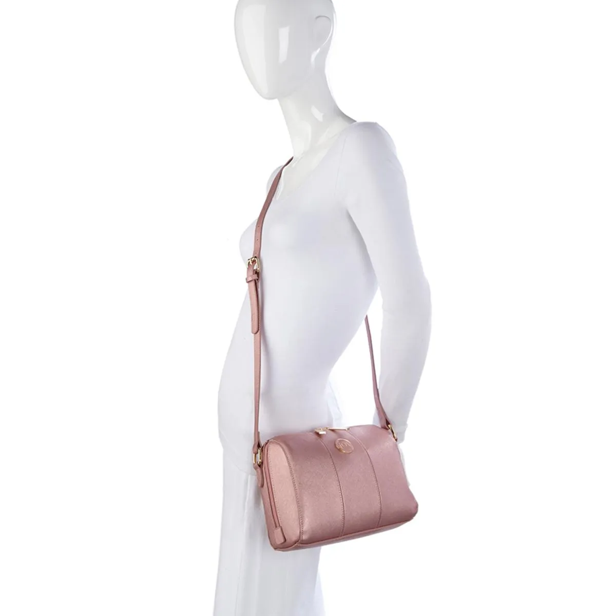 JOY Metallic E*Lite Leather Crossbody with RFID Protection