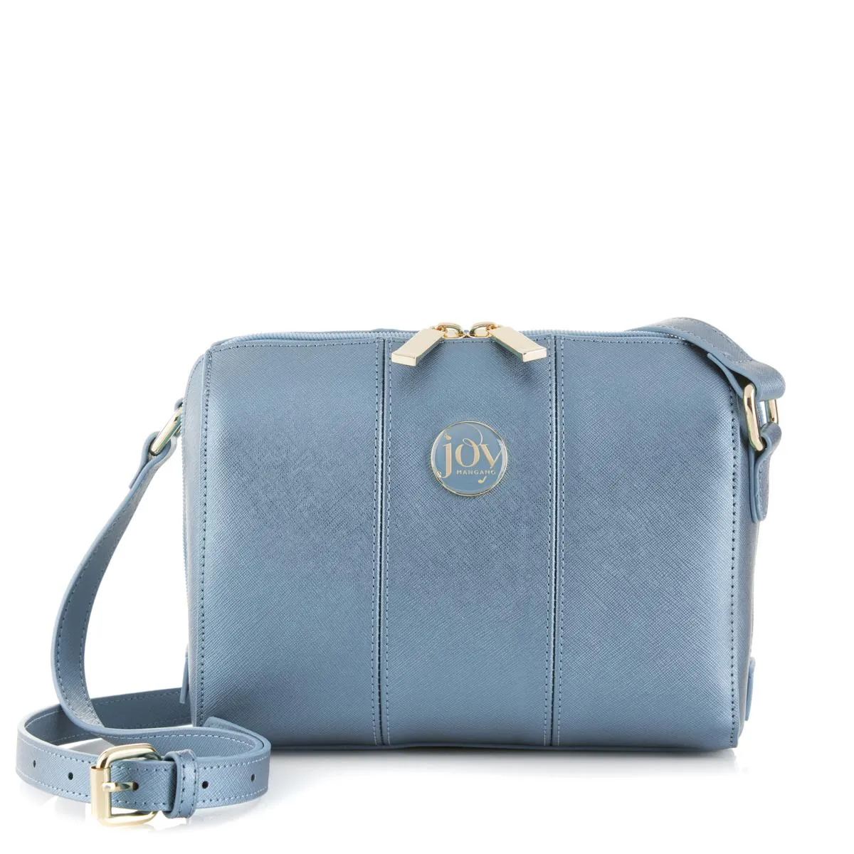 JOY Metallic E*Lite Leather Crossbody with RFID Protection