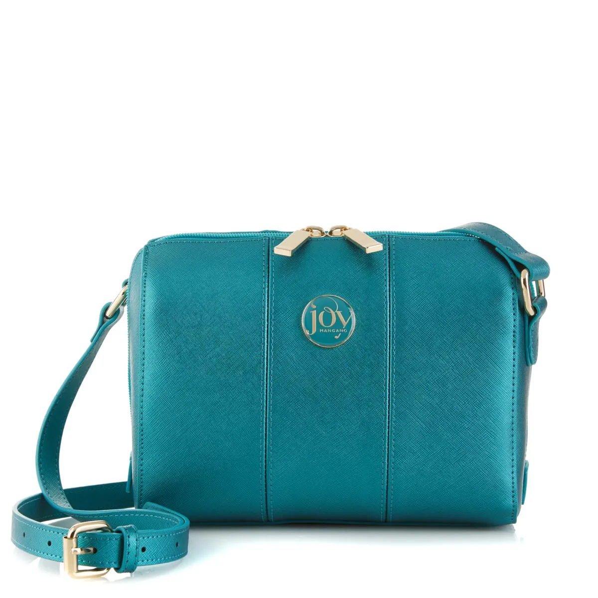 JOY Metallic E*Lite Leather Crossbody with RFID Protection