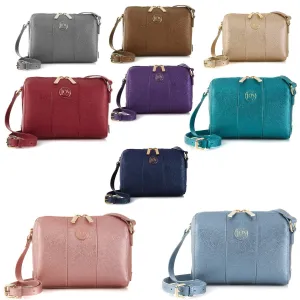 JOY Metallic E*Lite Leather Crossbody with RFID Protection