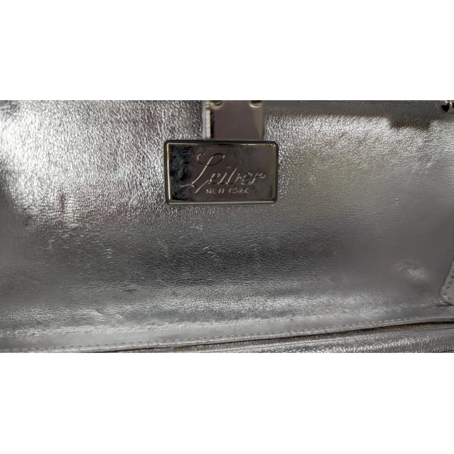 Judith Leiber Mini Minaudiere Swarovski Crystal-Embellished Clutch Silver