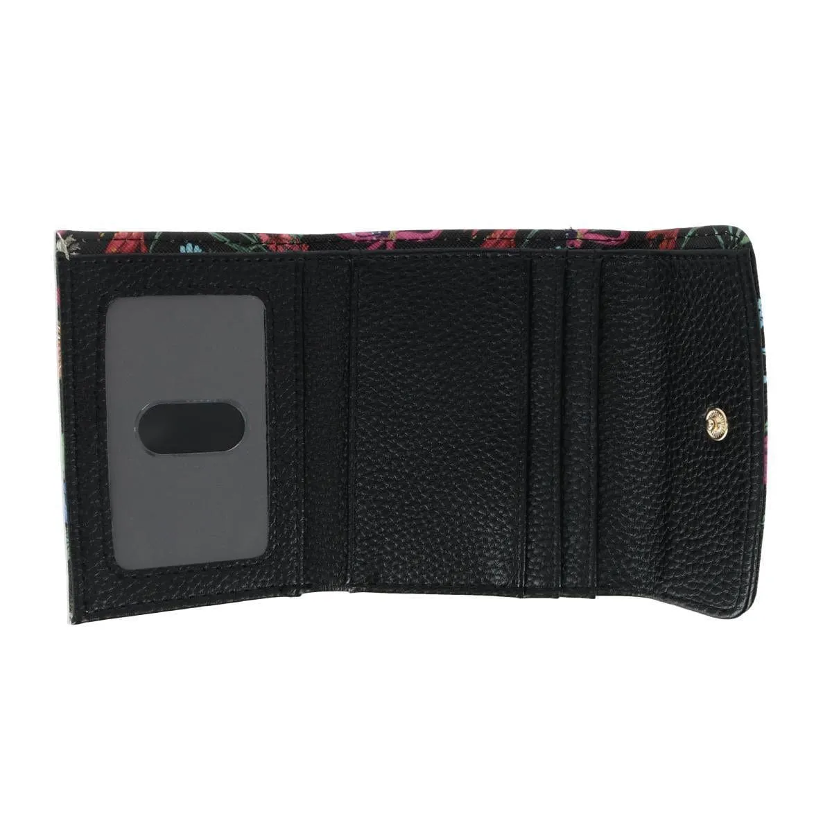 Julia Buxton Women's Stylish and Colorful Mini Trifold Wallet