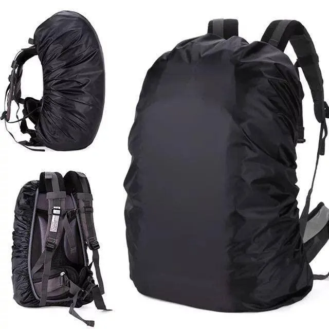 K Kudos Enterprise Themodernkart Bag Cover Waterproof Rain Cover for Backpack Bags, Rainproof Dust Proof Protector Elastic Adjustable for Trekking & Laptop, School Bag Cover, Luggage Bag Cover with Pouch