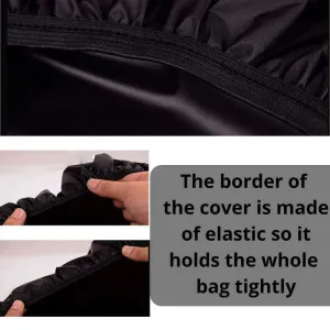K Kudos Enterprise Themodernkart Bag Cover Waterproof Rain Cover for Backpack Bags, Rainproof Dust Proof Protector Elastic Adjustable for Trekking & Laptop, School Bag Cover, Luggage Bag Cover with Pouch