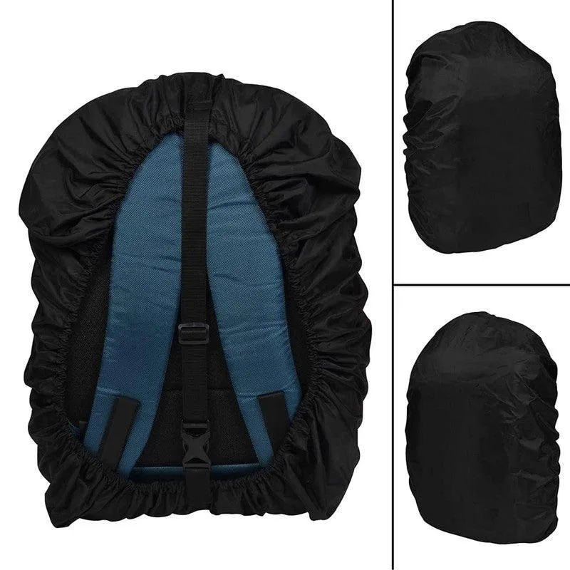 K Kudos Enterprise Themodernkart Bag Cover Waterproof Rain Cover for Backpack Bags, Rainproof Dust Proof Protector Elastic Adjustable for Trekking & Laptop, School Bag Cover, Luggage Bag Cover with Pouch