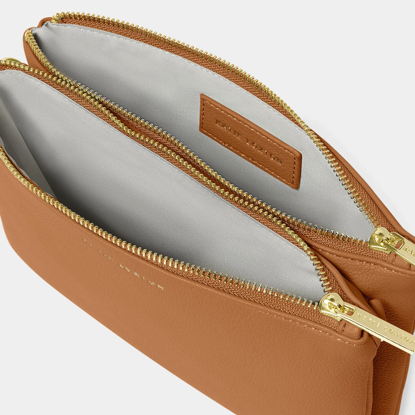 Katie Loxton Duo Pouch Bag - Cognac