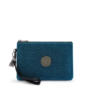 Kipling Fancy Going Out Turq Large Flat Pouch  I5780-3GP
