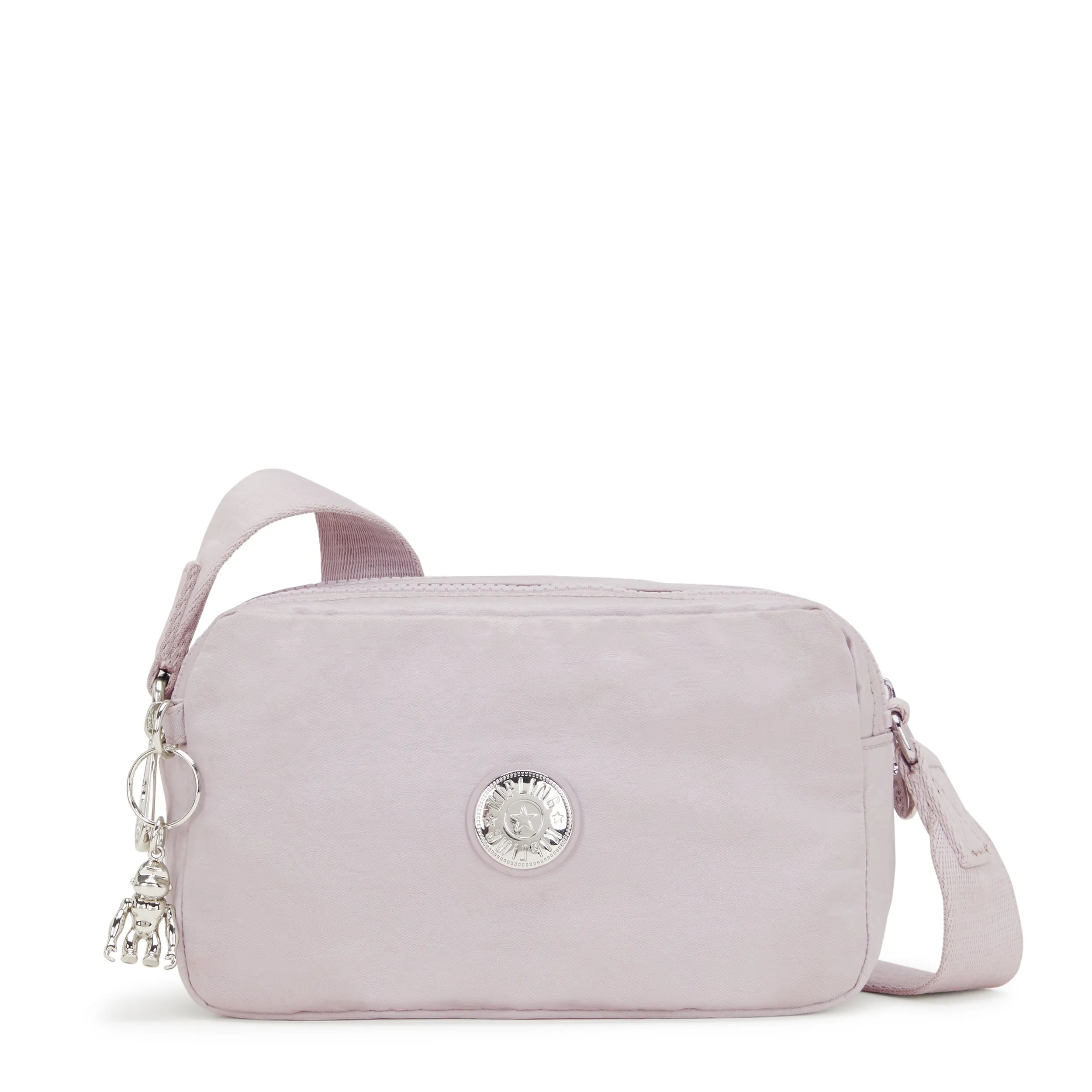 Kipling Milda Gleam Silver Small Crossbody Bag C2I4768-K6G