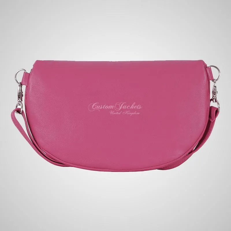 Ladies Crossbody Leather Bum Bag Fanny Pack