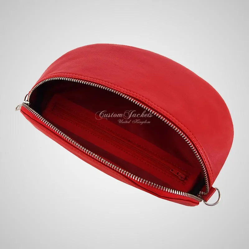 Ladies Crossbody Leather Bum Bag Fanny Pack