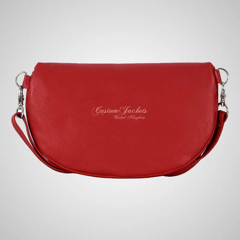 Ladies Crossbody Leather Bum Bag Fanny Pack