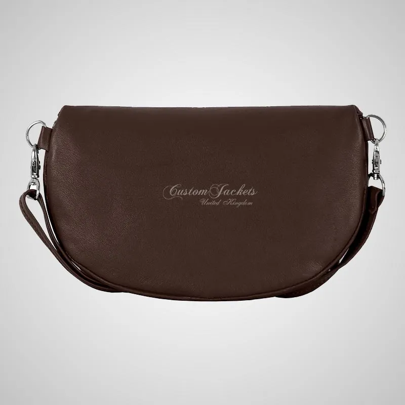 Ladies Crossbody Leather Bum Bag Fanny Pack
