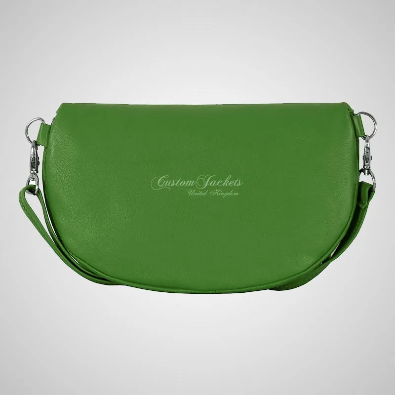 Ladies Crossbody Leather Bum Bag Fanny Pack