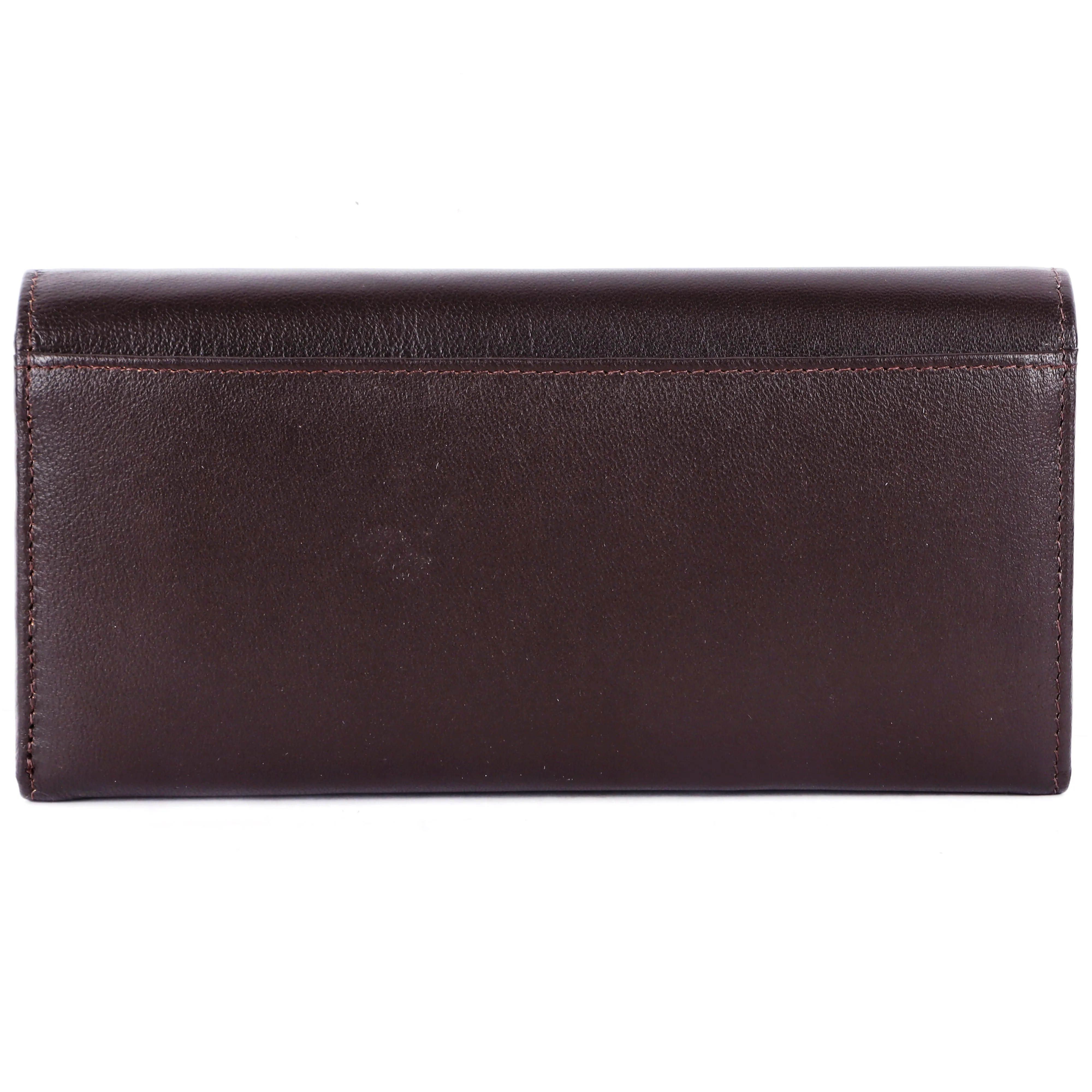 Ladies leather clutch 93711 (Brown)