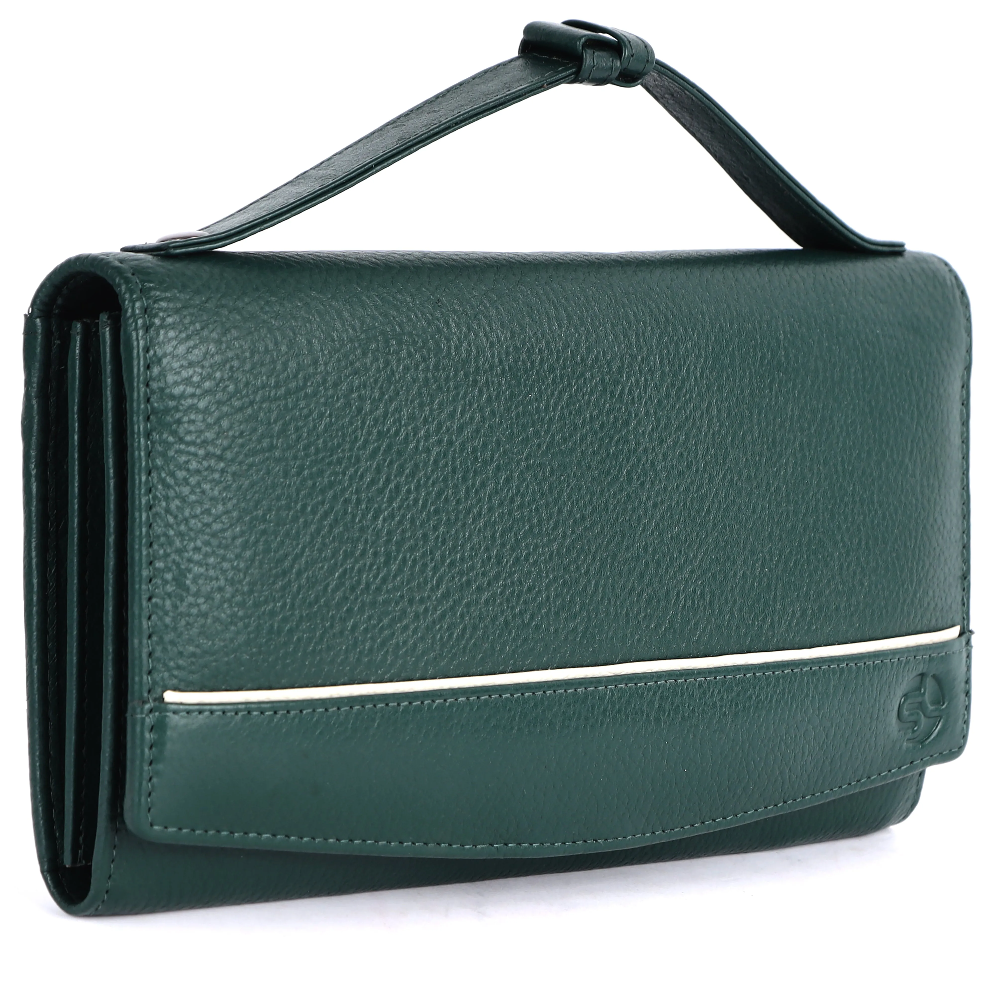 Ladies leather clutch 93716